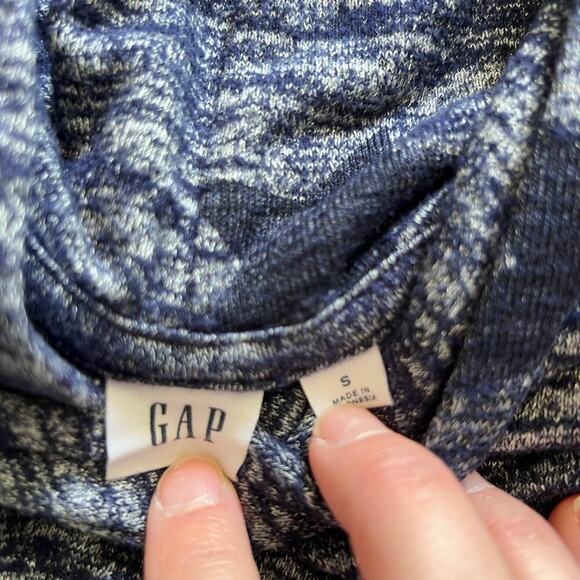 Gap Women's Softspun Navy Blue Star Comfortable Casual Spandex Blend Hoodie - S - Picture 2 of 7